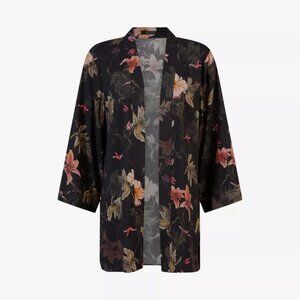ALLSAINTS Carina Viviana floral woven kimono sz US 6